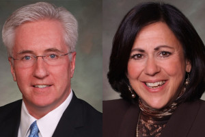 Recalled Colorado Senators John Morse and Angela Giron.