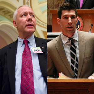 GOP Senate candidates Ken Buck and Owen Hill.