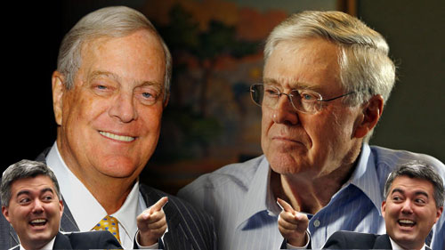 Koch Brothers and Cory Gardner