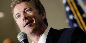 Rand Paul Joins Ken Cuccinelli At Campaign Rally In Virginia