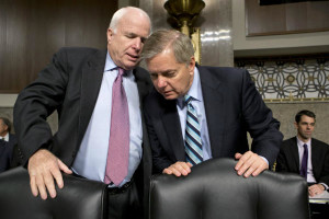 Sens. John McCain, Lindsey Graham.