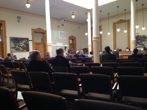 Half-empty Senate Judiciary Committee hearing on mag limit repeal yesterday.