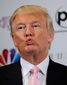 Donald Trump. Mwah!