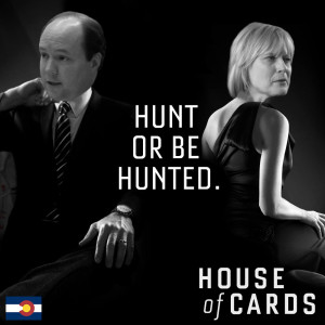 Ted Harvey and Cynthia Coffman in House of Cards likeness.