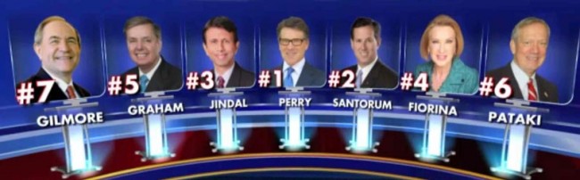 Here's the lineup for your "Junior Varsity" GOP Presidential candidate debate.