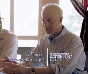 Still from Rep. Mike Coffman's 2014 ad using Planned Parenthood's logo.