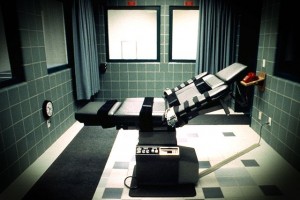 Lethal injection chamber.