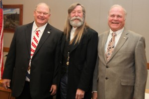 Garfield County commissioners Mike Samson, John Martin, and Tom Jankovsky.