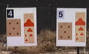 "Redcoat" Appleseed silhouette targets.