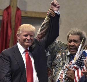 Donald Trump with Don King