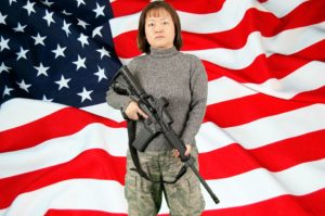 Libertarian U.S. Senate candidate Lily Tang Williams.