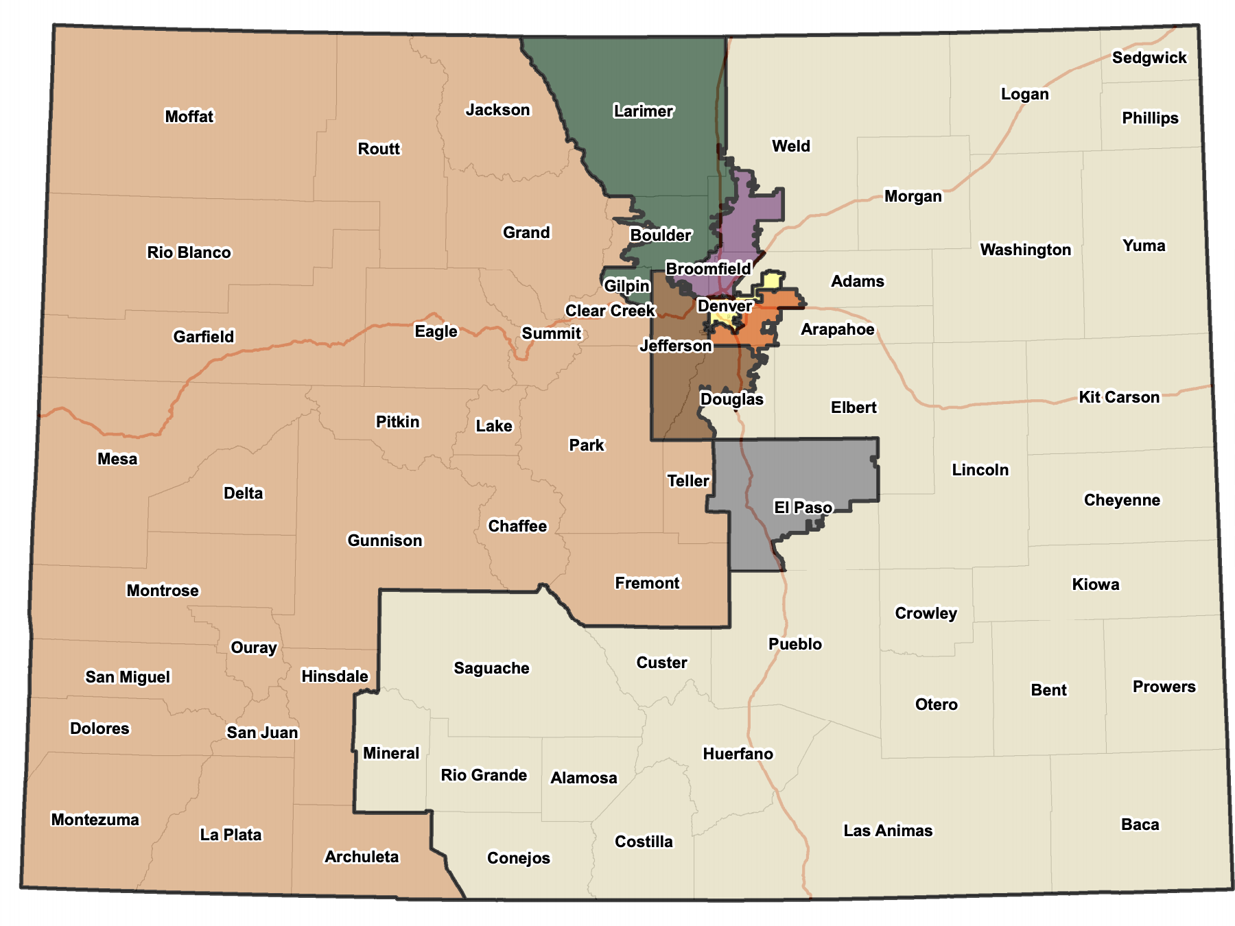 First Look At Congressional Redistricting Map In Colorado Colorado Pols 1268
